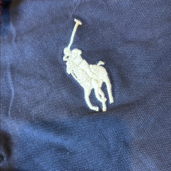 Ralph Lauren Blue Short Sleeve Tee with Olympic Patch - Picture 2 of 5